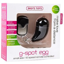 Shots Toys Vibrating G-spot Egg Small, черное