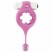 Shots Toys Cockring Magnet, розовый