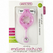 Shots Toys Cockring Magnet, розовый