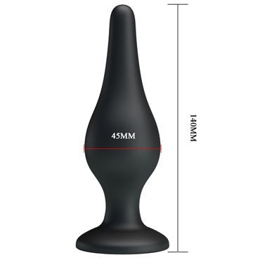 Baile Pretty Love Sensitive Prostate Plug, черная