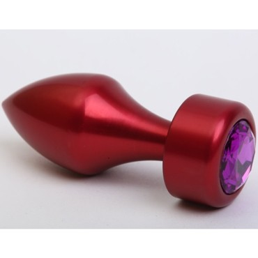 4sexdream Анальная пробка в форме пули, красная