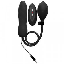 Ouch! Inflatable Vibrating Silicone Twist, черный