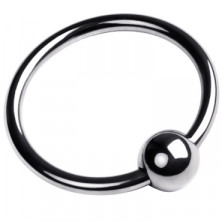 ToyFa Metal Кольцо на головку пениса M, серебристое