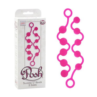 California Exotic Posh Silicone “O” Beads, розовый