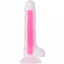 Toyfa Beyond James Glow, прозрачно-розовый