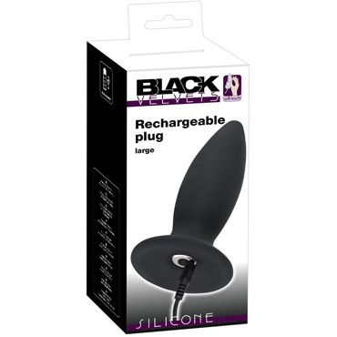 Orion Black Velvets Rechargeable Plug Large, черная