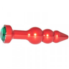 4sexdream Анальная ювелирка елочка, красный/зеленый