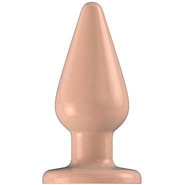 Shots Toys Bottom Line Butt plug Model 2, широкая 13 см телесная