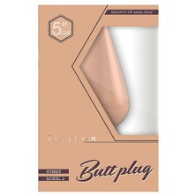 Shots Toys Bottom Line Butt plug Model 2, широкая 13 см телесная