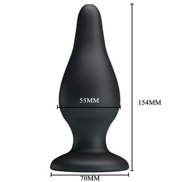 Baile Pretty Love Sturdy Anal Plug, черная