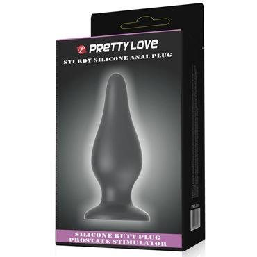 Baile Pretty Love Sturdy Anal Plug, черная