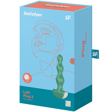 Satisfyer Lolli Plug 2, зеленая
