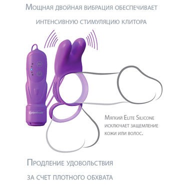 Pipedream Fantasy C-Ringz Twin Teazer Rabbit Ring