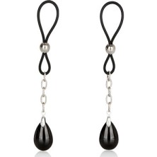 California Exotic Nipple Play Non-Piercing Nipple Jewelry Onyx