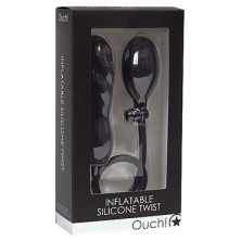 Ouch! Inflatable Silicone Twist, черный