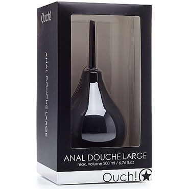 Ouch! Anal Douche Large, черный