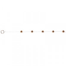 Gopaldas Anal Beads золотистый
