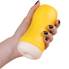 Toyfa A-Toys Masturbator Анус, желтый/телесный
