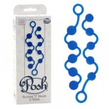 California Exotic Posh Silicone “O” Beads, синий