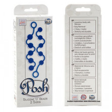 California Exotic Posh Silicone “O” Beads, синий