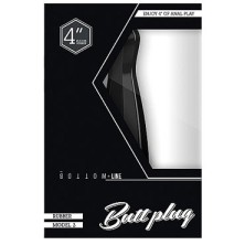 Shots Toys Bottom Line Butt plug Model 3, 10 см черная