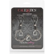 California Exotic Nipple Play Non-Piercing Nipple Chain Jewelry Crystal