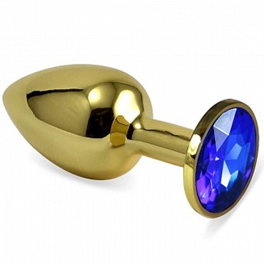 4sexdream Анальная ювелирка S, золотой/синий