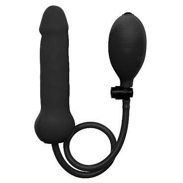 Ouch! Inflatable Silicone Dong, черный