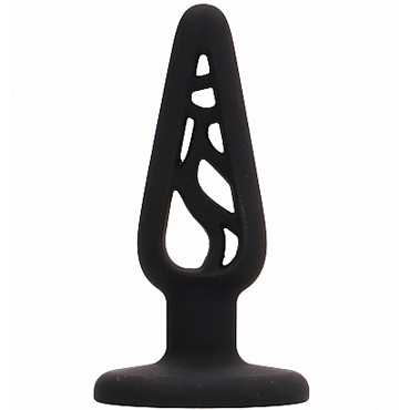 Shots Plug&Play Butt Plug Hollow №3 10см, черная