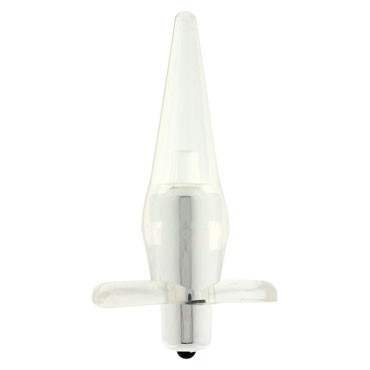 Toy Joy Power Boot Plug, прозрачная