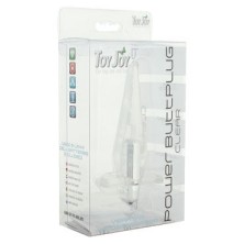 Toy Joy Power Boot Plug, прозрачная