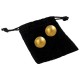 CG Oh K 24K Gold Plated Pleasure Balls, золотые