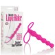 California Exotic Love Rider Beaded Dual Penetrator, розовый