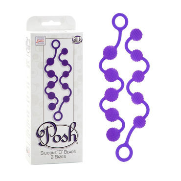 California Exotic Posh Silicone “O” Beads, фиолетовый