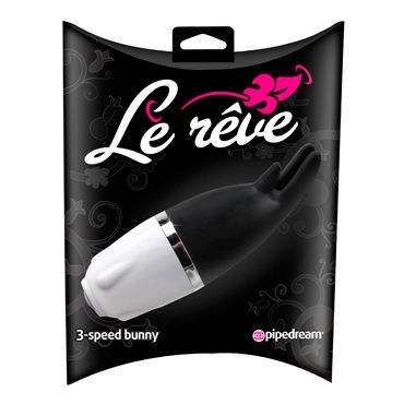 Pipedream Le Reve 3 Speed Bunny, черный