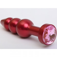 4sexdream Анальная ювелирка елочка, красный/розовый