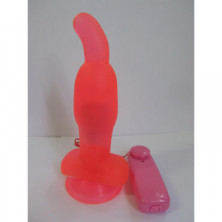 Биоклон Анальный вибростимулятор, розовый