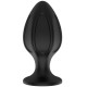 White Label Силиконовая анальная пробка Лучи S, черная