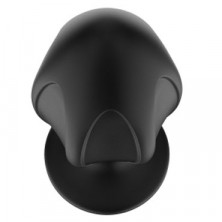 White Label Силиконовая анальная пробка Лучи S, черная