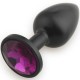 Play Secrets Rosebud Butt Plug Small, черный/фиолетовый