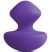 NS Novelties Luxe Syren Massager, фиолетовый