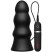 Doc Johnson Kink Vibrating Silicone Butt Plug Rippled, черная