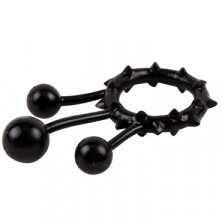 Chisa Ball Banger Cockring, черное