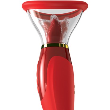 Pipedream Fantasy For Her Her Ultimate Pleasure 24K Gold Luxury Edition, красный