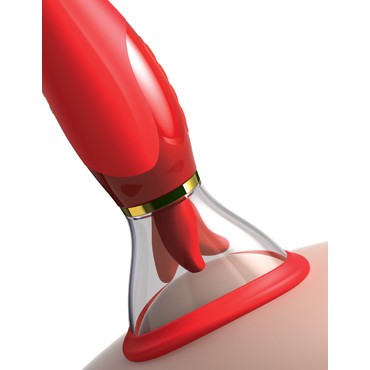 Pipedream Fantasy For Her Her Ultimate Pleasure 24K Gold Luxury Edition, красный