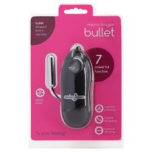 Seven Creations Micro Tingler Bullet 7 Function Vibrator, серебристый