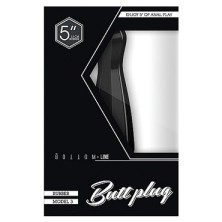 Shots Toys Bottom Line Butt plug Model 3, 13 см черная
