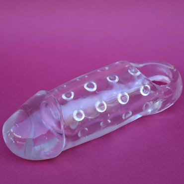 Tom of Finland Clear Smooth Cock Enhancer, прозрачная