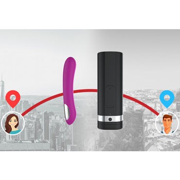 Kiiroo Onyx 2 & Pearl 2 Couples' Set, черный и фиолетовый