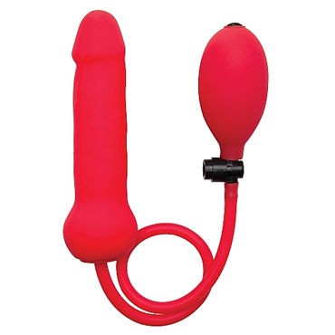 Ouch! Inflatable Silicone Dong, красный